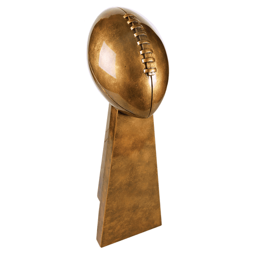 Antique Gold Football Resin
