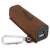 Laserable Leatherette 2200 mAh Power Bank with USB Cord