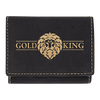 3" x 4" Laserable Leatherette Trifold Wallet