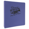 10 1/2" x 11 1/2" Laserable Leatherette 3 Ring Binder with 1" Slant D Rings