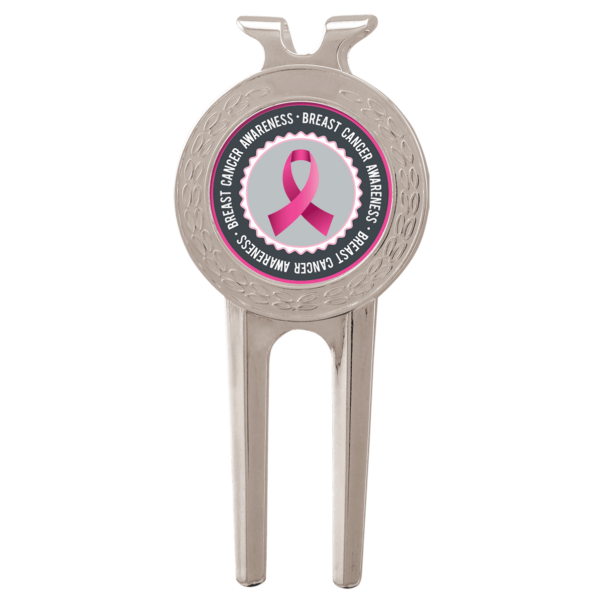 1 1/2" x 3" Silver Divot Tool with Sublimatable Insert