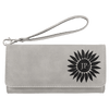 Wallet with Strap - Laserable Leatherette, Creekside Collection, 7 1/2" x 4"