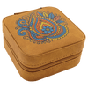 Travel Jewelry Box - Laserable Leatherette, Creekside Collection, 4" x 4"