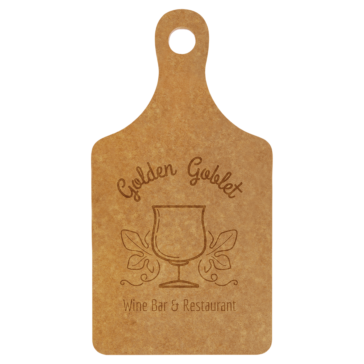 13 1/2" x 7" Eco Paddle Shaped Cutting Board