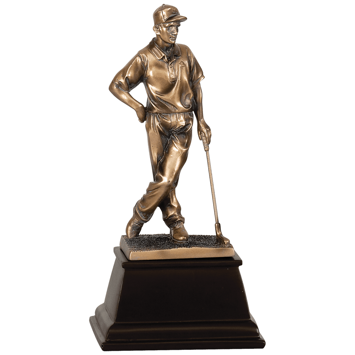 Bronze Male Golf Resin Award