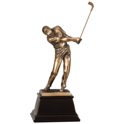 Bronze Male Golf Resin Award