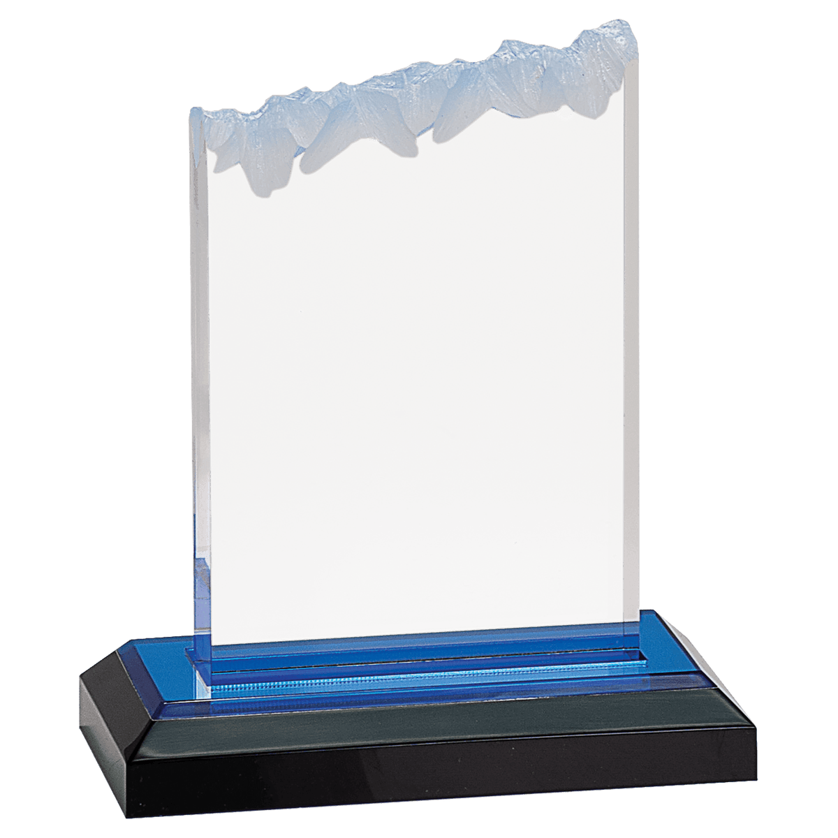 Blue Frosted Impress Acrylic