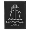 Personalized Leatherette Passport Holder — 4¼" × 5½"