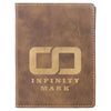 Personalized Leatherette Passport Holder — 4¼" × 5½"