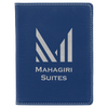 Personalized Leatherette Passport Holder — 4¼" × 5½"