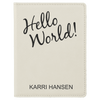 Personalized Leatherette Passport Holder — 4¼" × 5½"