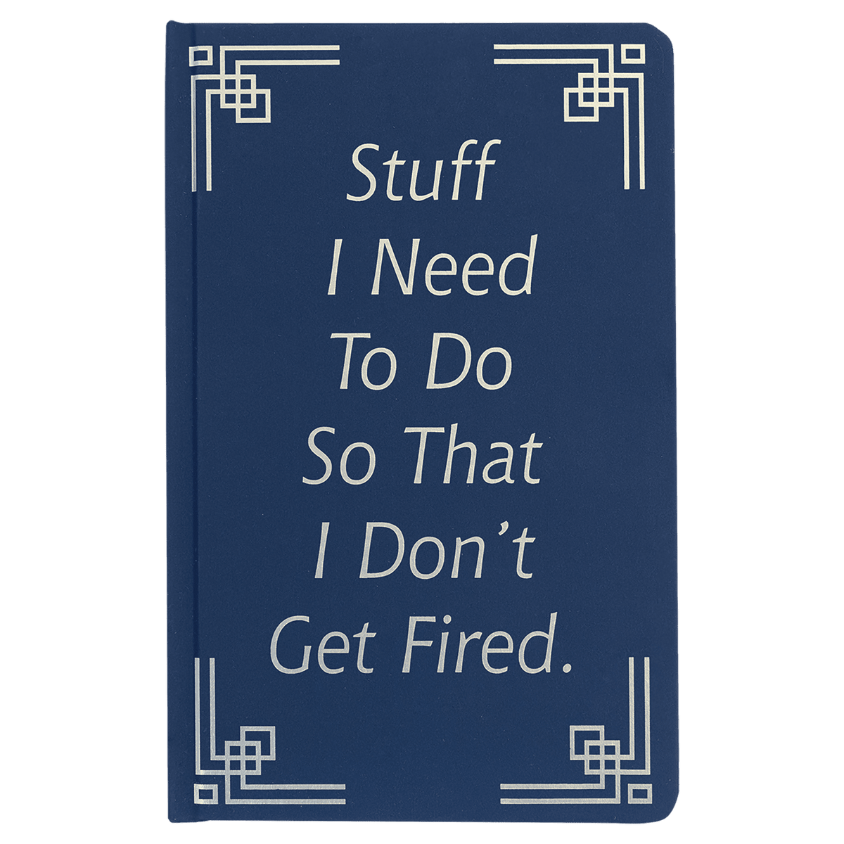 5 1/4" x 8 1/4" Blue Lazerburst Journal-Lasers to Silver