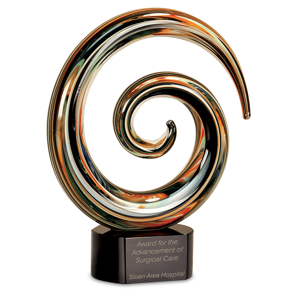 Swirl Art Glass Award