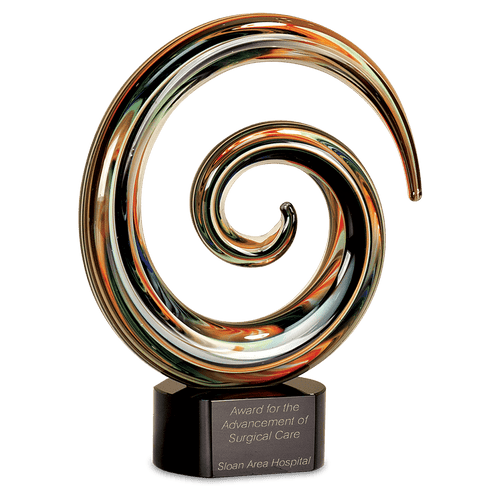 Swirl Art Glass Award