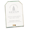 Clipped Corner CrystalEdge Glass Award