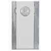 Crystal Rectangle with Globe Etching
