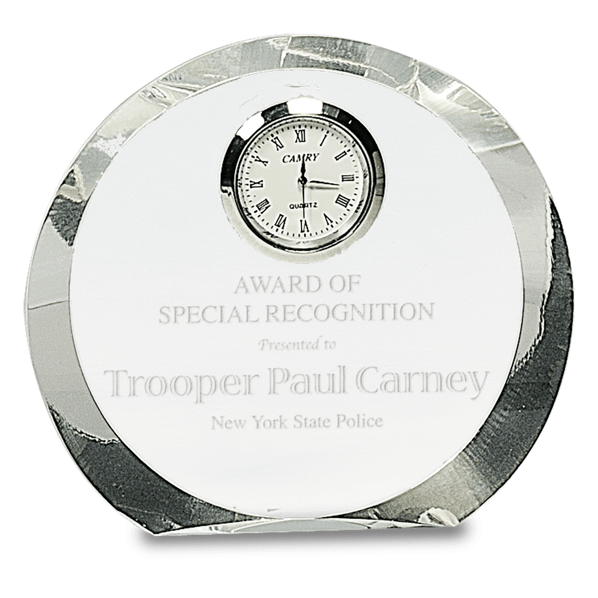 Round Crystal Clock