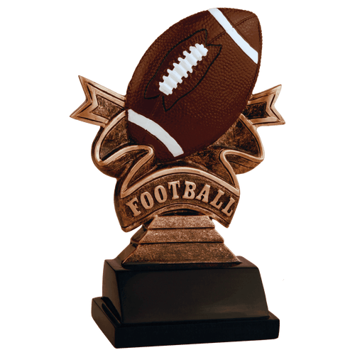 Football Ribbon Resin