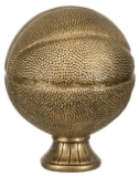 Antique Gold Basketball Resin