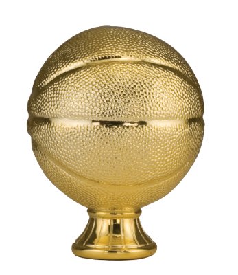Gold Basketball Resin