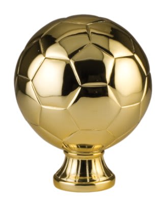 Gold Soccer Ball Resin