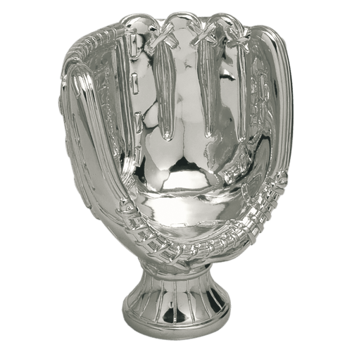 Silver Baseball/Softball Glove Resin