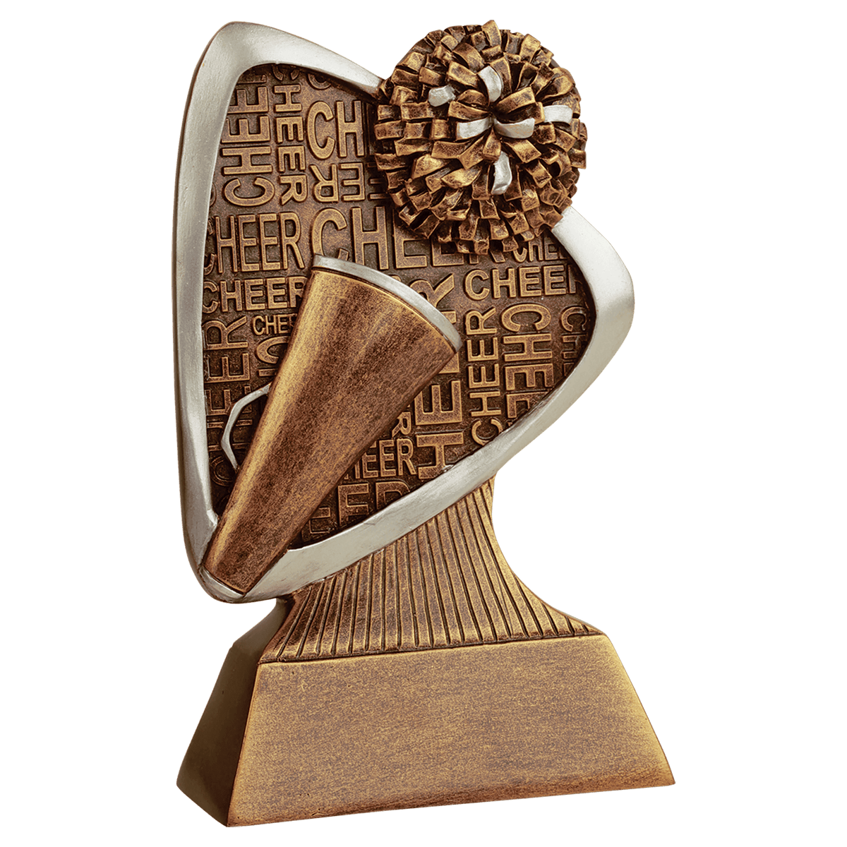 5 1/2" Cheer Triad Resin
