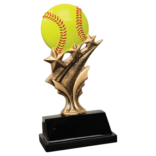 5 1/2" Softball Tri Star Resin