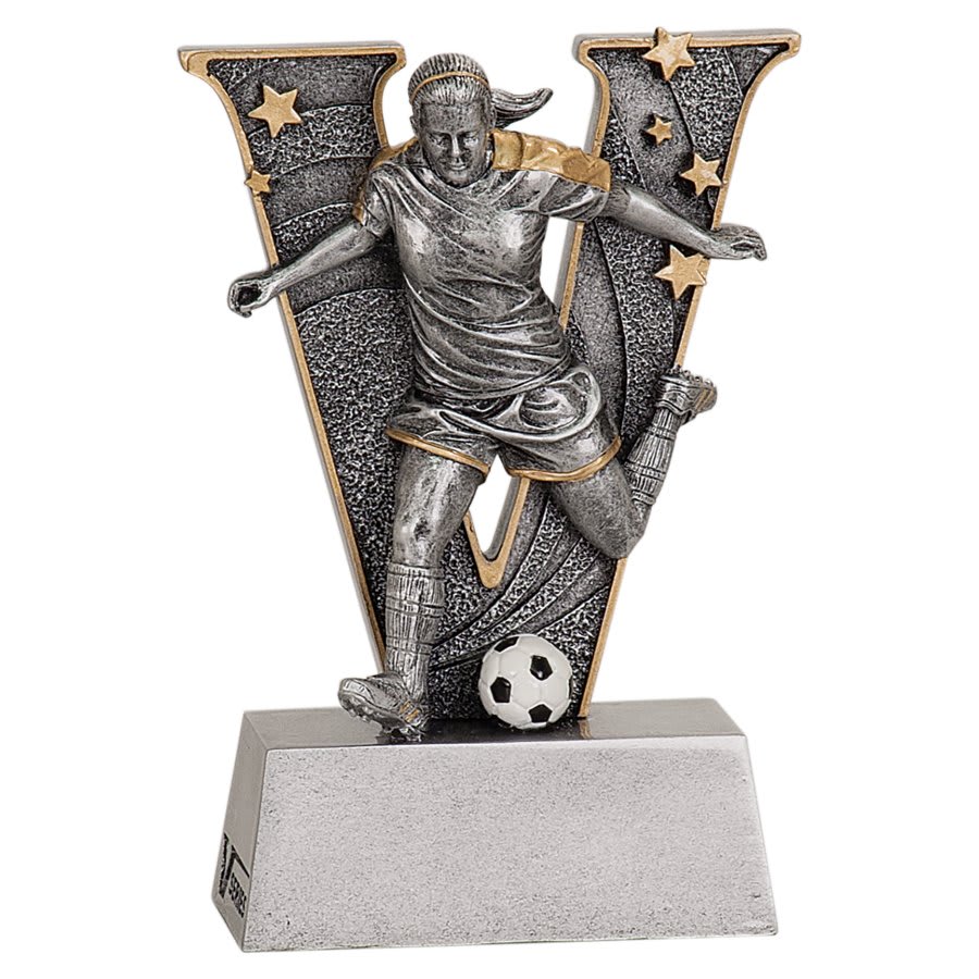 Female Soccer V Series Resin