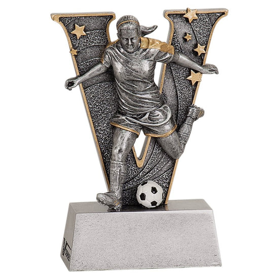 Female Soccer V Series Resin