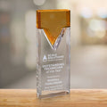 Nobility Amber Award 8-3/4"