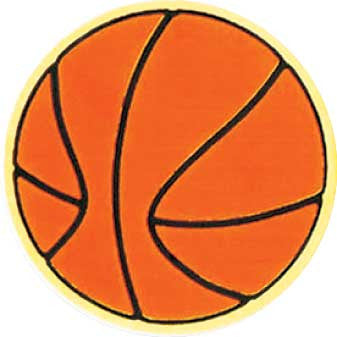 Basketball Foil Label