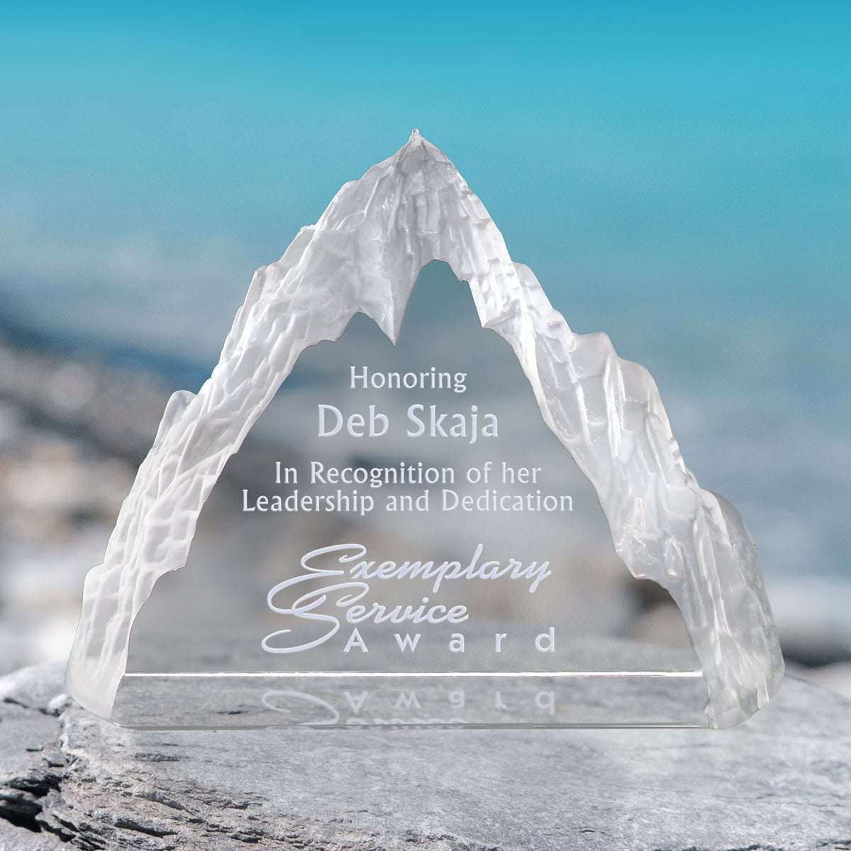 Matterhorn Award 3-1/4" - Crystal D