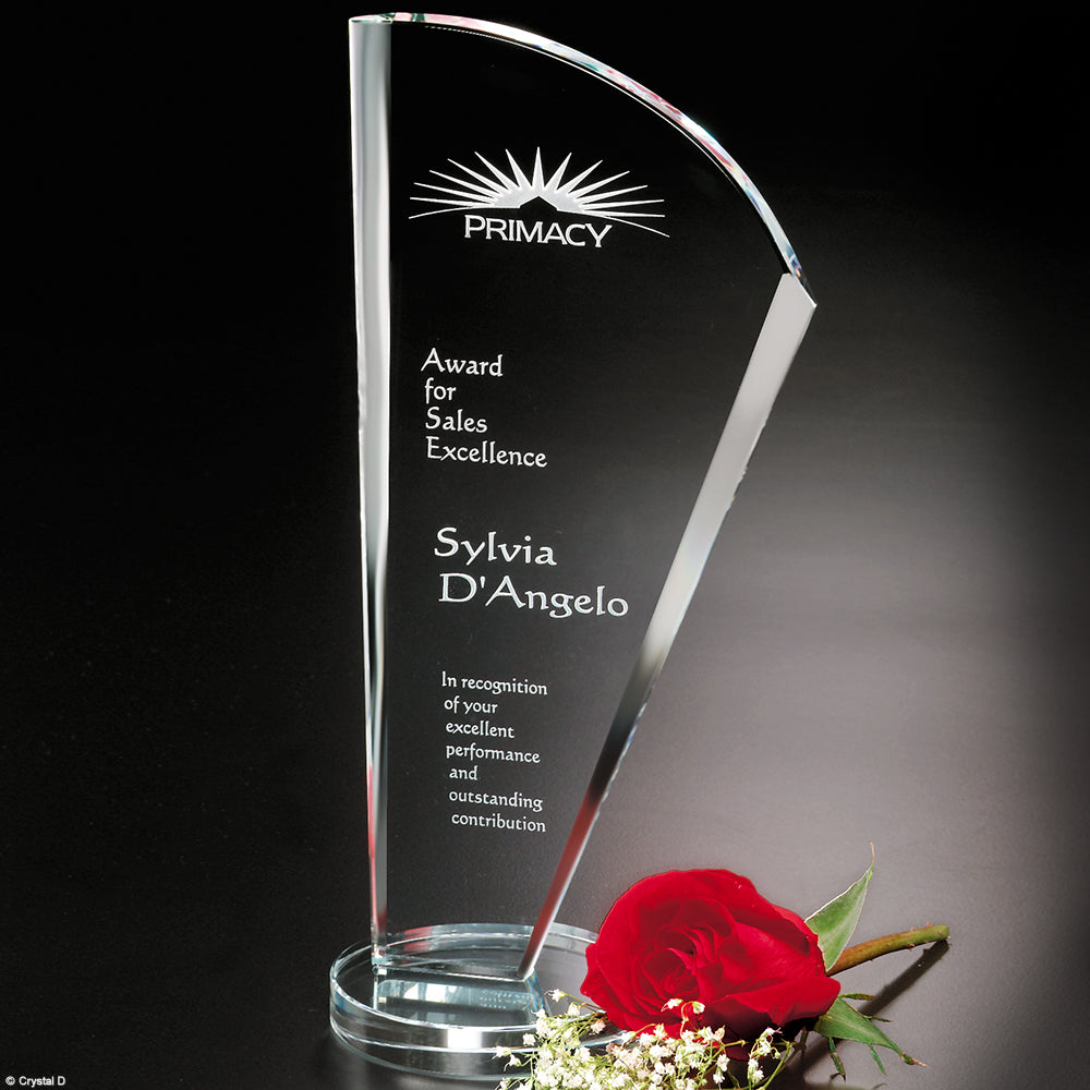 Merit Award 10-1/4" - Crystal D