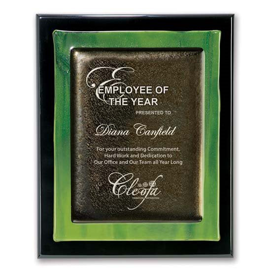 Metallic Fusion Plaque - Black/Blue