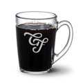Dundas Clear Mug - 11oz with custom deep-etch engraving