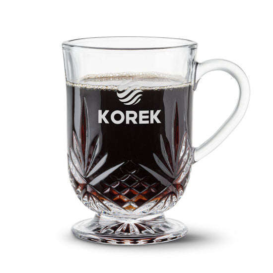 Brinkley Footed Mug - 10oz with custom deep-etch engraving