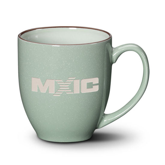 Bistro 3-Tone Mug - 16oz with custom deep-etch engraving