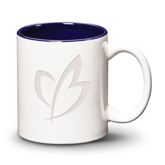 Thames Mug - 11oz with custom deep-etch engraving