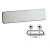 Personalized Metal Name Badge with Fused Posts – 2.375" x 0.5"