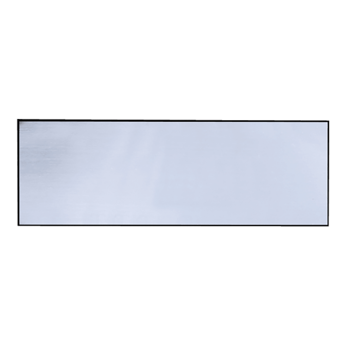 Personalized Engraved Plastic Name Badge – 3" x 1", Square Corners – 3 x 1 inches, Brushed Silver / Black