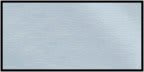 Personalized Engraved Plastic Name Badge – 3" x 1.5", Square Corners – 3 x 1.5 inches, Brushed Silver / Black