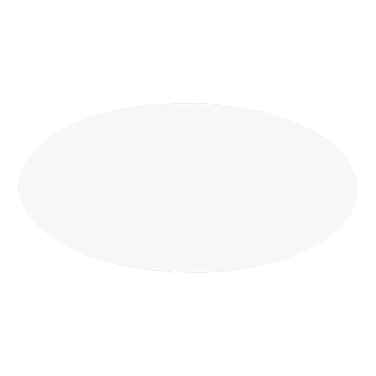 Personalized Engraved Oval Plastic Name Badge – 3" x 1.5" – 3 x 1.5 inches, White / Black