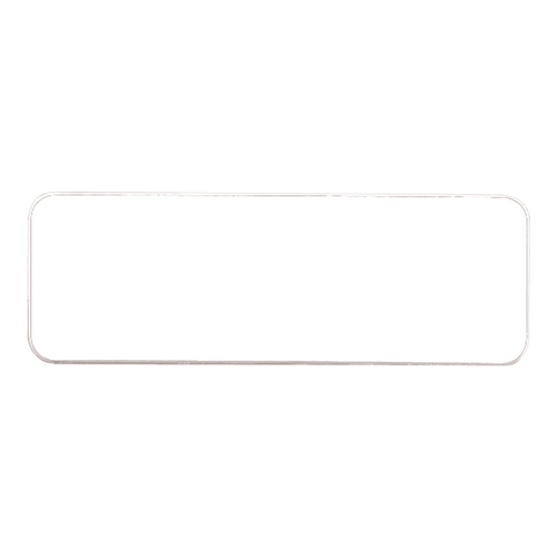 Personalized Engraved Plastic Name Badge – 3" x 1", Rounded Corners