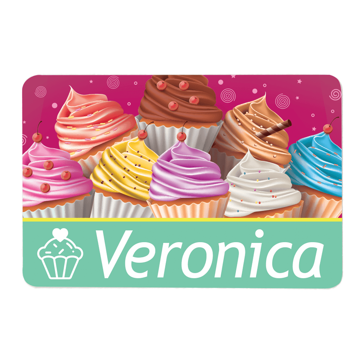 Personalized UV Printed Aluminum Name Badge