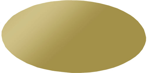 Oval Metal Name Badge