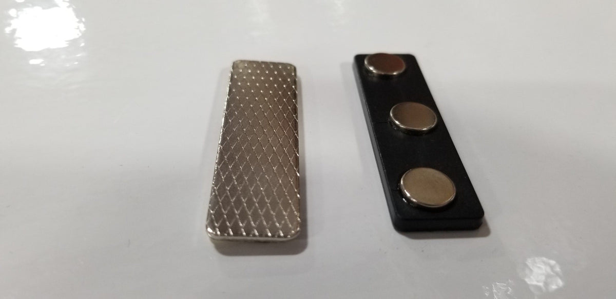 Plastic Adhesive Backed 3-Post Magnet