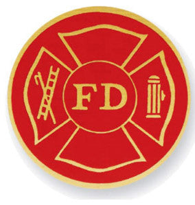 Fire Department Foil Label