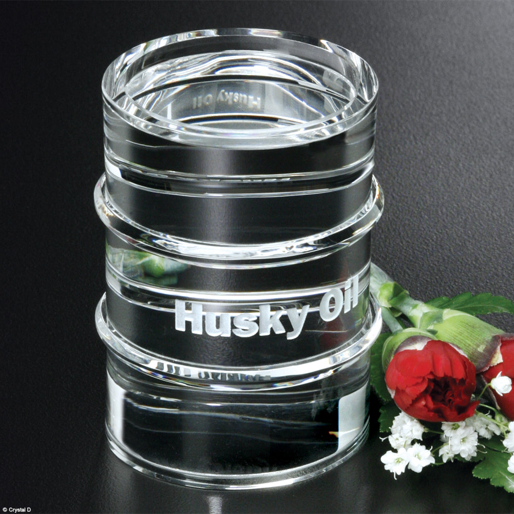 Oil Barrel Small 2-3/4" - Crystal D