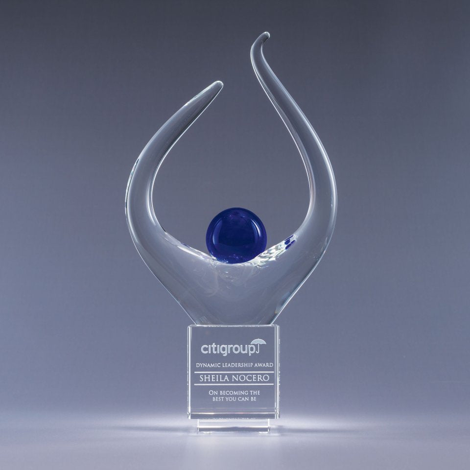 Ovation art glass award